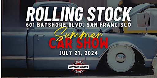 Primaire afbeelding van Rolling Stock's 2024 Summer Car Show!