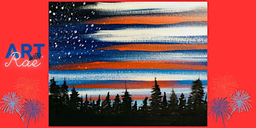 Stars, Stripes, and Strokes: A Fourth of July Flag Painting Bash  primärbild