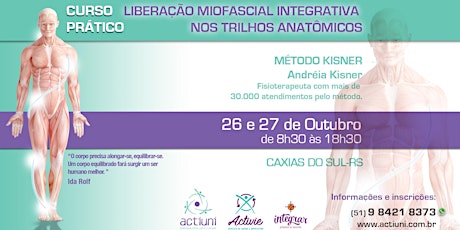 Imagem principal do evento Curso de Liberação Miofascial Integrativa Método Kisner 22ª ed - Caxias do Sul - RS