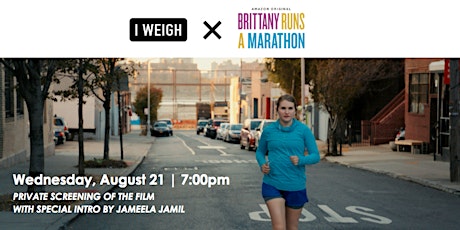 Primaire afbeelding van I Weigh Private Screening: Brittany Runs a Marathon