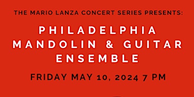 Imagem principal do evento Philadelphia Mandolin & Guitar Ensemble
