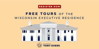 Wisconsin Executive Residence Tour.  Free.  Thursdays, May 16 thru Sept. 12 primary image