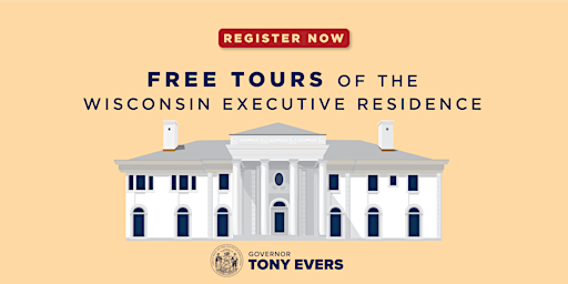 Primaire afbeelding van Wisconsin Executive Residence Tour.  Free.  Thursdays, May 16 thru Sept. 12