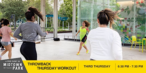 Imagem principal do evento Throwback Thursday Workout at Midtown Park