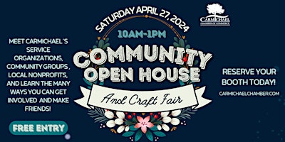Carmichael Community Open House and Craft Fair primary image