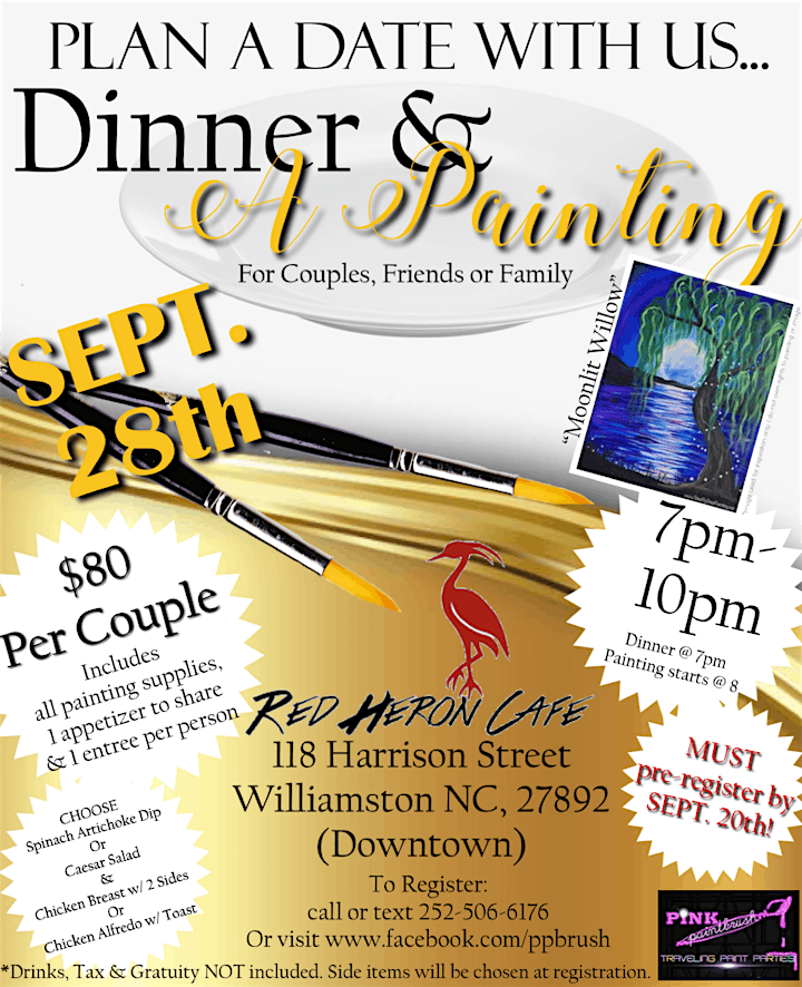 Dinner & a Painting image