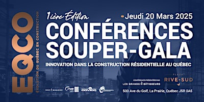 Imagem principal do evento EQCO - Évolution du Québec en Construction