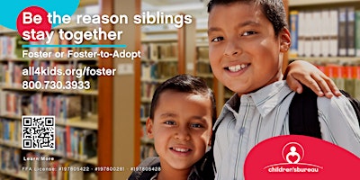 Imagem principal do evento Become a Foster Parent - Start Today!