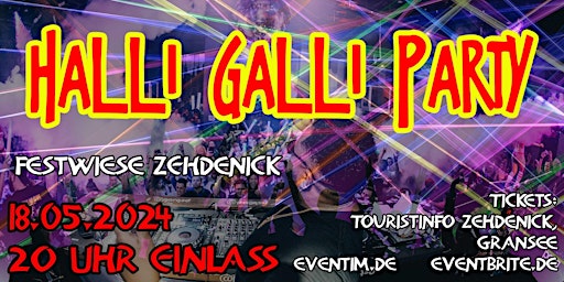Halli-Galli-Party in Zehdenick * OPEN AIR  primärbild
