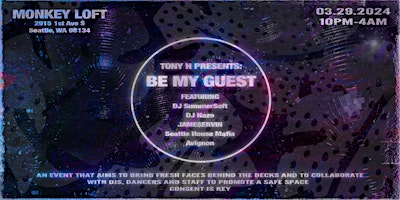 Tony H Presents: Be My Guest primary image