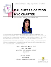 Daughters of Zion - NYC Chapter primary image