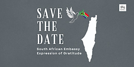 South African Embassy Expression of Gratitude primary image