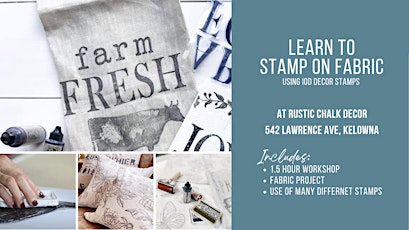 Learn to Stamp on Fabric | Workshop primary image