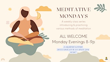 Primaire afbeelding van Meditative Mondays