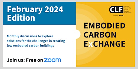 The Embodied Carbon Exchange (February) primary image