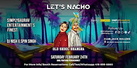 LET'S NACHO | Old Skool Bhangra Party primary image