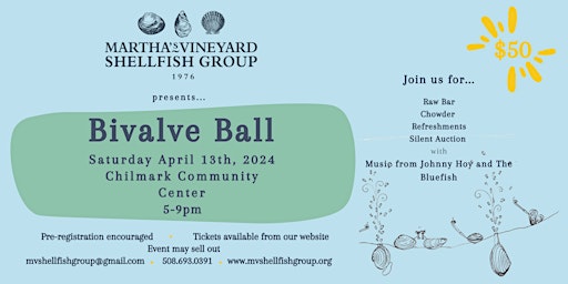 Bivalve Ball : Annual Spring Fundraiser primary image