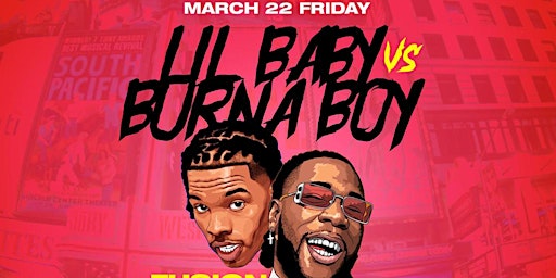 Imagen principal de Trap Fest Tribute Lil Baby vs Burna Boy @  Taj on Fridays