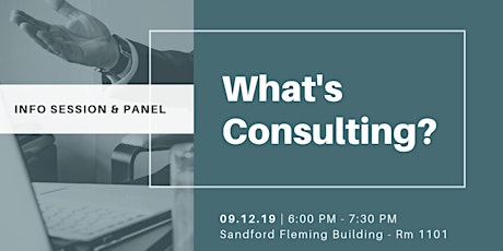 Primaire afbeelding van GMCA | What's Consulting: Information Session & Panel