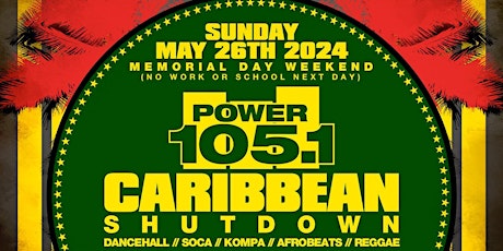 Memorial Day Weekend  Caribbean Shutdown @ SOB's