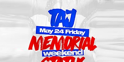 Imagem principal do evento Memorial Day Weekend Hip Hop vs Caribbean @  Taj on Fridays: