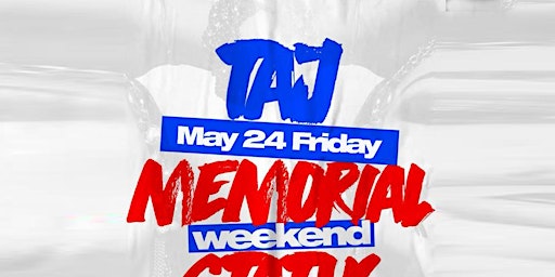 Imagen principal de Memorial Day Weekend Hip Hop vs Caribbean @  Taj on Fridays: