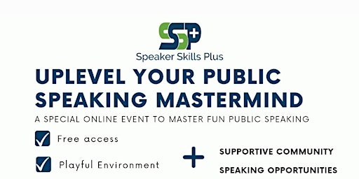 Public Speaking Opportunity! Inevitable Success with Speakers Skills Plus  primärbild