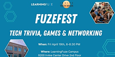 Primaire afbeelding van FuzeFest- Tech Trivia, Games, and Networking