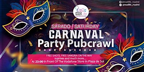 Imagem principal do evento SATURDAY Special Carnival Party PubCrawl!