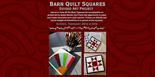 Barn Quilt Squares Guided Art Project primary image