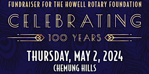 Imagem principal do evento Howell Rotary 100 Year Celebration