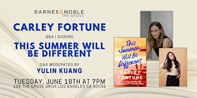 Carley Fortune answers questions and signs THIS SUMMER WILL BE DIFFERENT primary image