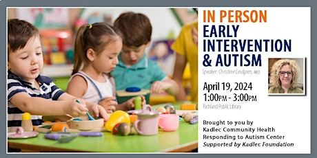 IN PERSON - Autism & Early Intervention with Christine Lindgren