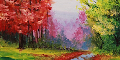 Sip n Paint  Fri Night 6pm @Auck City Hotel - Colourful Trees! primary image