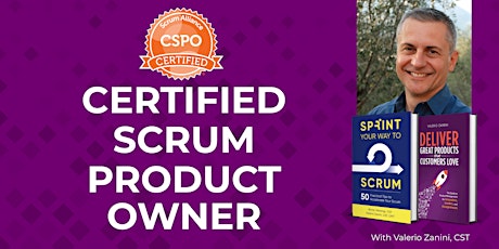 Certified Scrum Product Owner CSPO class  (Apr 29-30-May1)