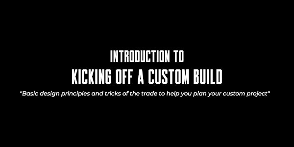 Introduction to Kicking off a Custom Build