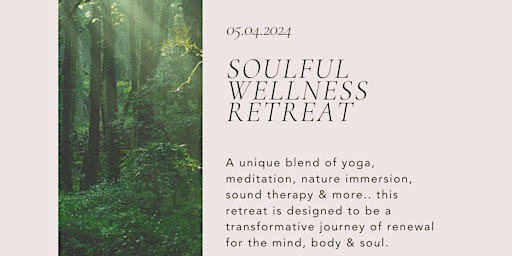 Imagem principal do evento Soulful Wellness Retreat