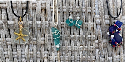 Image principale de Wrapped Wire and Sea Glass Jewelry