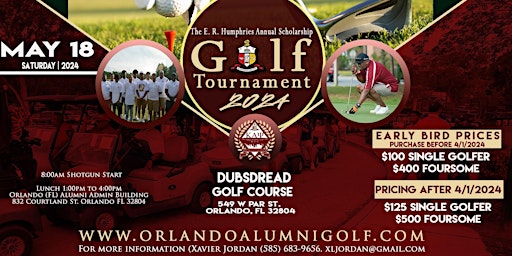 Orlando Alumni Chapter of Kappa Alpha Psi Annual Golf Tournament primary image