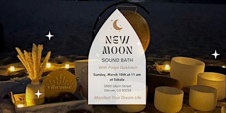 New Moon Sound Bath (Free Gift With Purchase) primary image