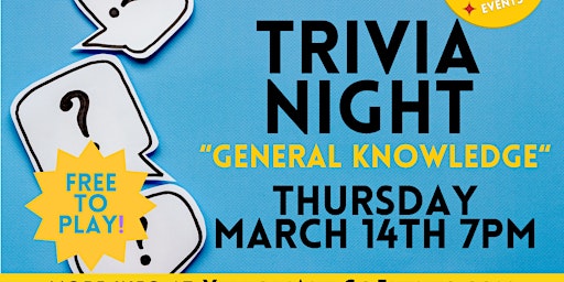 Trivia Night   @ Yellow & Co. primary image