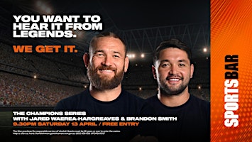 Jared Waerea-Hargreaves and Brandon Smith live at Sports Bar primary image