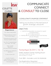 Consult Clinic w Colette Ching primary image
