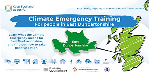 FREE Climate Emergency Training for East Dunbartonshire: Lennoxtown, 21/3 primary image