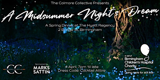 Primaire afbeelding van Colmore Collective Spring Dinner | A Midsummer Night's Dream