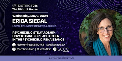 Imagem principal do evento The District House (Wed. 5/1 with Erica Siegal)