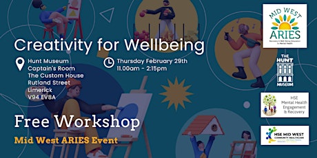 Face to Face Workshop: Creativity for Wellbeing & Mindfulness & Art Making primary image