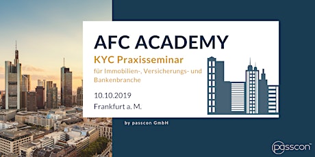 KYC Praxisseminar: Immobilien-, Versicherungs-, Bankenbranche - AFC Academy