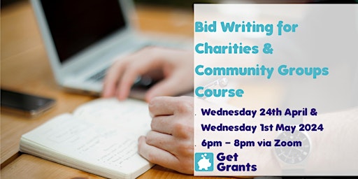 Imagem principal do evento Bid-Writing for Charities and Community Groups Course