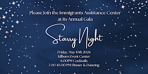 Primaire afbeelding van Starry Night - Immigrants' Assistance Center Gala